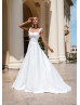 Ivory Satin Tulle Timeless Wedding Dress